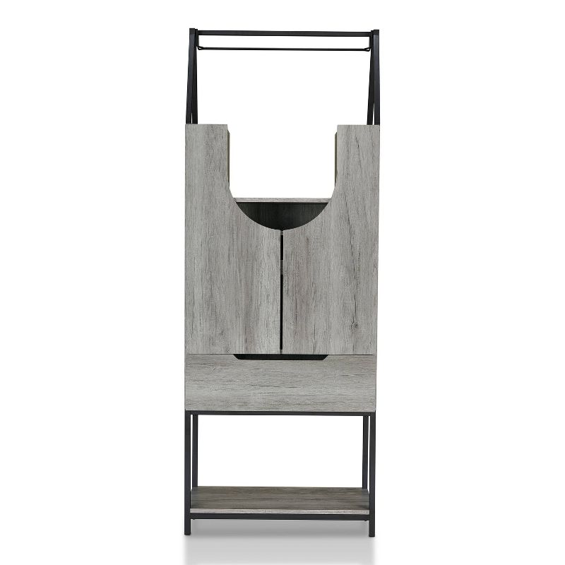 Meluse Multi Storage Wine Cabinet Vintage Gray - HOMES: Inside + Out, 1 of 10