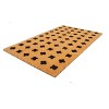 Entryways 30"x18" Positivity All-Natural Coconut Fibers Door Mat Black and Natural - 3 of 3