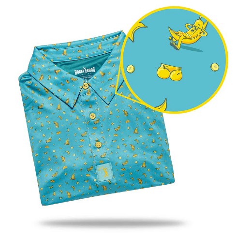 Bogey Bros Golf Banana Split Cheeks Polo - image 1 of 3