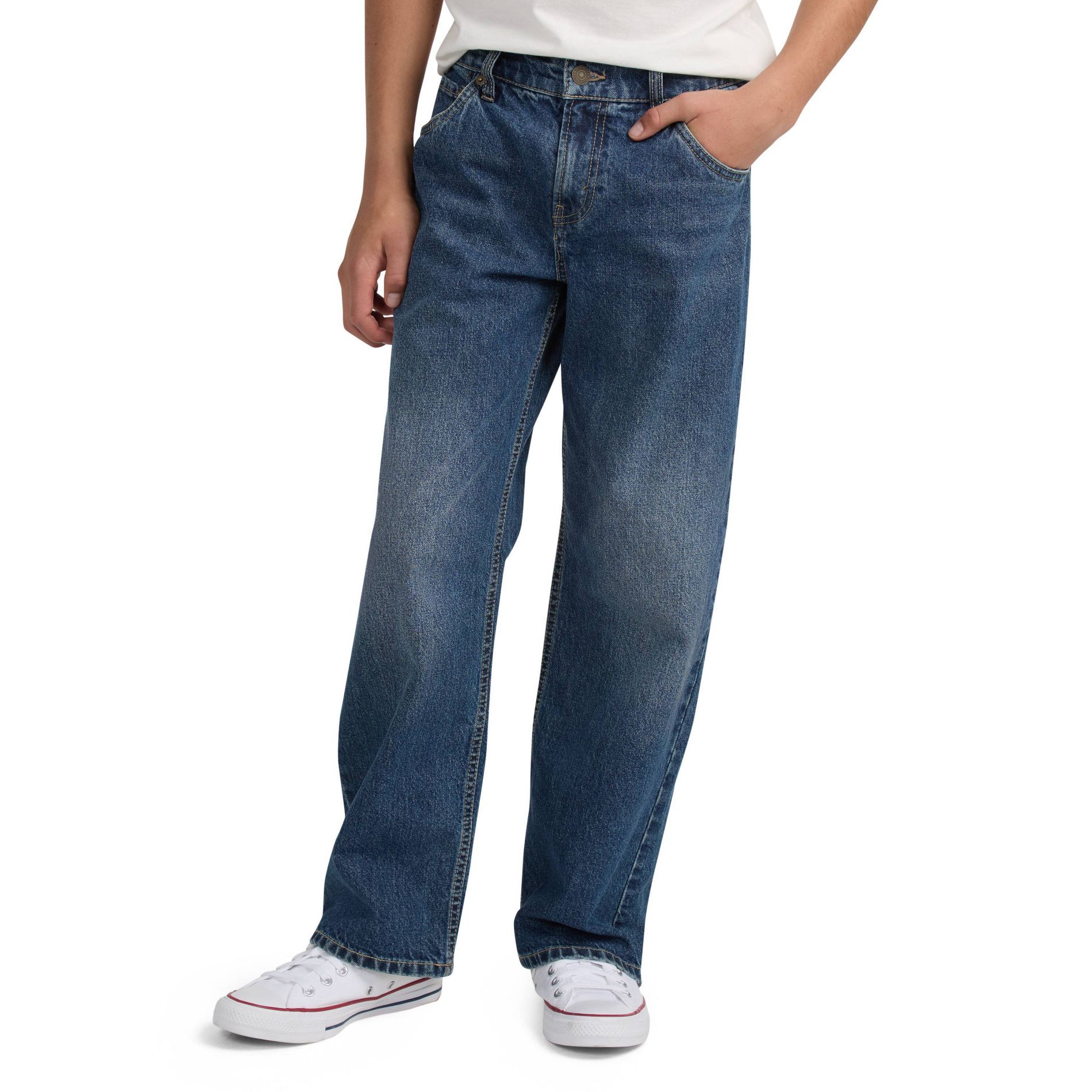 Levi's® Boys' Baggy Jeans - Medium Wash