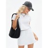 EXLURA Womens Casual Summer 2 Piece Short Skirt Sets Short Sleeve Tshirt And Tennis Skort Dressy Cotton Matching Sweatsuits - 4 of 4