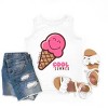 The Juniper Shop SmileyWorld Cool Summer Ice Cream Pink Youth Tank Top - 2 of 4