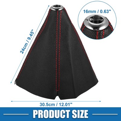 Unique Bargains Car Shift Boot Cover Universal Gear Shift Knob Boot