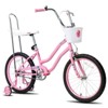 JOYSTAR Manteca 20 Inch Girls Bike for Kids with Banana Seat - 2 of 4
