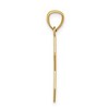 Black Bow Jewelry 14k Yellow Gold & Rhodium D/C Star of David & Chai Pendant, 16mm - 2 of 4