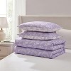 Nestl Modern Comforter Set, 3 Piece Botanical Bedding Set, Reversible Comforter Bed Set - 4 of 4
