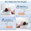 LISM Cervical Pillow with Pillowcase,Breathable Memory Foam Contour Pillow for Side,Back,Stomach Sleepers - 4 of 4
