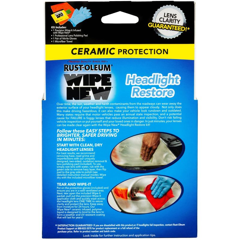 As Seen on TV Wipe New Headlight Restore Automotive Glass Cleaner, 4 of 6