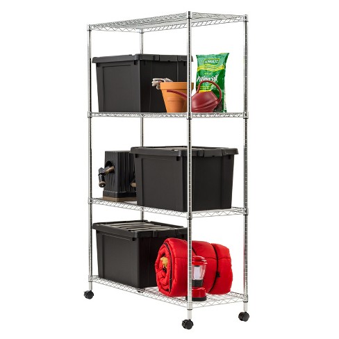Iris 5 Shelf Organization Rack With Storage Adjustable Shelves : Target