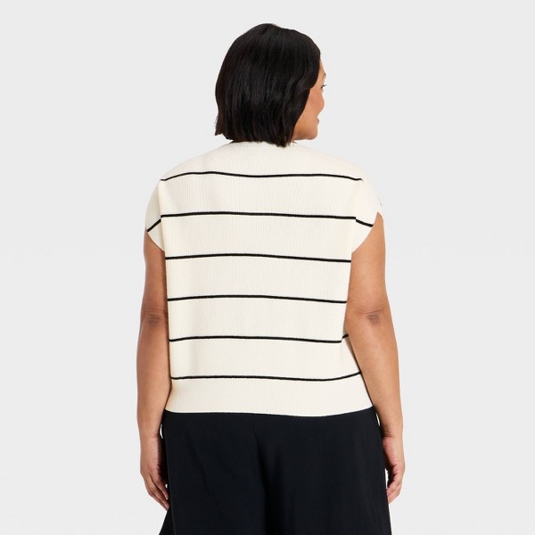 Suéter Chaleco sin Mangas con Botones al Frente para Mujer - A New Day™ 4