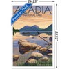 Trends International Lantern Press - Acadia National Park, Maine, Jordan Pond Framed Wall Poster Prints - 3 of 4
