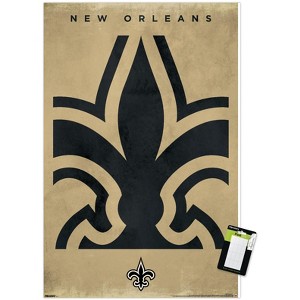 Trends International NFL New Orleans Saints - Logo 25 Unframed Wall Poster Prints - 1 of 4