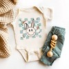 The Juniper Shop Checkered Smiley Easter Bunny Baby Bodysuit - 2 of 2
