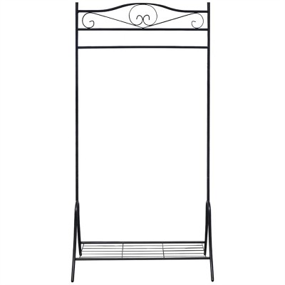 Clothing Rack Black Steel
