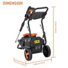 Electric High Pressure Washers 1500W 1950 PSI 1.5 GPM With Nozzle Tips & Soap Tank - 2 of 4