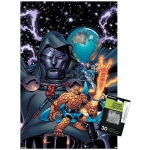 Trends International Marvel Publishing: Fantastic Four - Spider-Man And The Fantastic Four #3 Unframed Wall Poster Prints - 1 of 4