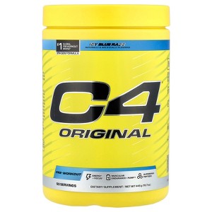 C4 / Cellucor C4® Original, Pre-Workout, Icy Blue Razz, 15.7 oz (445 g) - 1 of 4