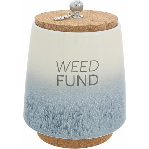 Pavilion Gift Company - Weed - 6.5" Ceramic Savings Bank - Decorative Banks - 1 of 4