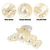 Unique Bargains Women's Plastic Hair Claws White - 3 of 4