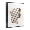 Stupell Industries Glam Pattern Toilet Paper Framed Giclee Art, Black, 11" x 14" - 2 of 4