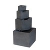 NAYSAYE Fountain Cement Decorative 4 Tier Block Water Feature for Garden Patio Backyard, Gray, 19.7"*41.7"*88" - 3 of 4