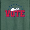 Women's - Peanuts - Vote Snoopy Lightweight French Terry Slouchy - 2 of 4