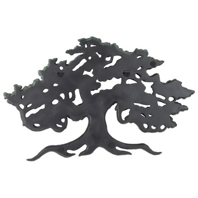 Eternal Tree of Life Large Resin Wall Sculpture in Faux Bronze Verdigris