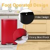 BestMassage Trash Can 13 Gallon/50L Stainless Steel Garbage Can with Removable Inner Bucket Slow-Close Lid and Odor-Proof Bin - 3 of 4