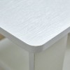 GlasFlength Rectangular Coffee Table, Modern and Stylish Design, Suitable for Living Room, Patio, Bedroom, White, 35.4" * 19.6" * 16.5" - 2 of 4