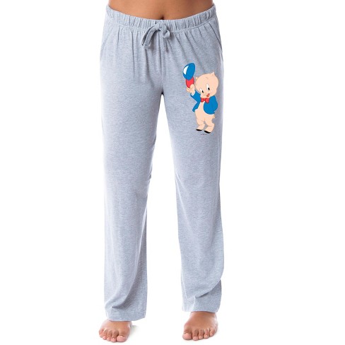 Looney Tunes Womens Porky Pig Character Adult Loungewear Pajama