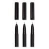 U Brands Catalina Soft Touch Porous Point Pen, Stick, Fine 0.7 mm, Black Ink, Black Barrel, Dozen - 3 of 4