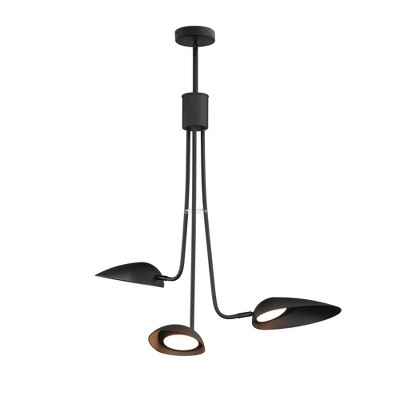 ET2 Lighting Marsh 3 - Light Pendant in  Black