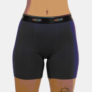 Woxer | Ultra-Soft, Stretchy, No-Dig Waistband | Women's Baller High Waisted 5" Boxer Brief - 1 of 4