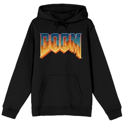 Doom Gradient Logo Men's Black Sweatshirt