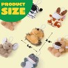 Joyfy 24 Pcs Small Stuffed Animals Kids Party Favors Bulk Safari Animals Plush Toys,  Birthday Favors Stuffers, Classroom Prize Gifts for Christmas - 2 of 4