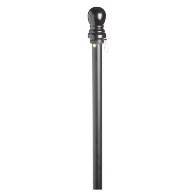 44" H Metal Flag Pole - Evergreen