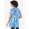 Woman Within Plus Size V-Neck Tie-Dye Tunic - 3 of 4