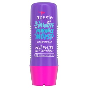 Aussie Paraben-Free Miracle Moist 3 Minute Miracle with Avocado for Dry Hair Repair - 8 fl oz - 1 of 4