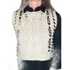 Women's Contrast Stitch Detail Vest - AnnieWear - 2 of 3