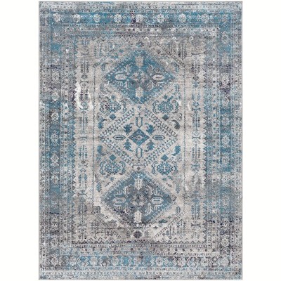 Mark & Day Jules 3'11"x5'7" Rectangle Woven Indoor Area Rugs Light Gray/Charcoal