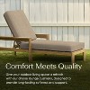 Honeycomb Outdoor Chaise Lounge Cushion - Textured Solid Birch Tan - 2 of 4