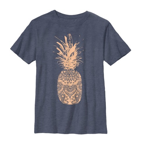 Boy s Lost Gods Henna Print Pineapple T shirt Target