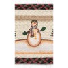 Earth Rugs Handmade Moon and Star Snowman Oval Jute Stair Tread – 27"x8.25" - 3 of 3