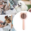 BABYYER Pet Hair Cleaner Brush, for Effortless Fur Removal, For Dog Cat Remove Tangled Hairs Massages Brush Pets Hair sCleaning Comb Pets Accessories - 4 of 4
