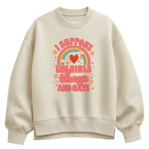 Women's - Instant Message - I Support The Girls Theys And Gays - 1 of 2