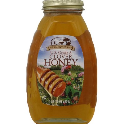 Harmony Farms Clover Honey - 6 pack, 16 oz