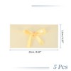 Unique Bargains Bow Tie Design Invitation Envelopes for Greeting Cards Wedding Birthday Christmas 5 Pcs - 2 of 4