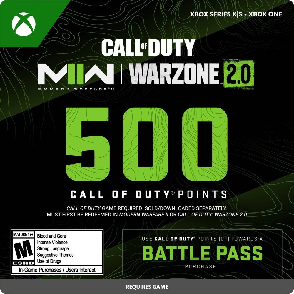 Photos - Game Call of Duty Points - 500 Virtual  Currency - Xbox (Digital)