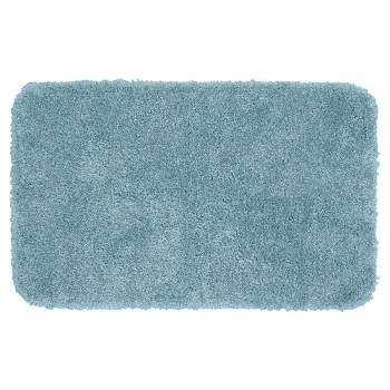 Serendipity Solid Shaggy Washable Nylon Bath Rug - Garland