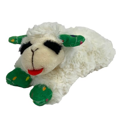 holiday lamb chop dog toy